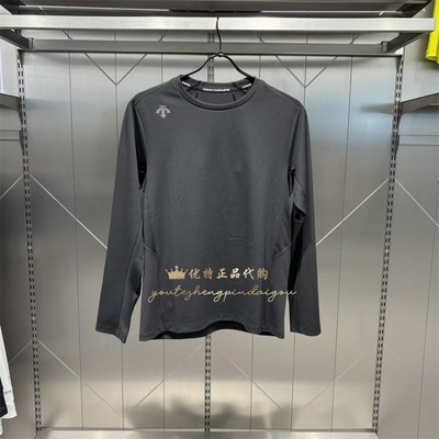 DESCENTE迪桑特TRAINING系列秋冬男士圆领卫衣户外健身长袖针织衫