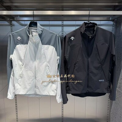 DESCENTE迪桑特RUNNING男士夏户外休闲跑步运动健身梭织透气上衣