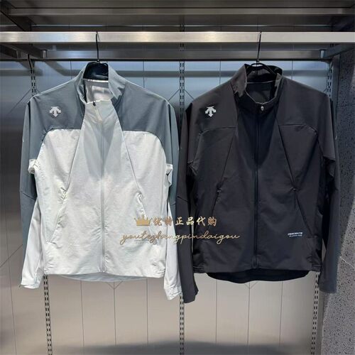 DESCENTE迪桑特RUNNING男士夏户外休闲跑步运动健身梭织透气上衣