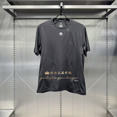 DESCENTE迪桑特RUNNING系列F360版型男子户外运动圆领透气短袖T恤