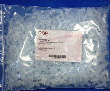 无菌尖底离心管QSP 509-GRD-Q 1.5ml微量离心管 EP管 无酶无热源