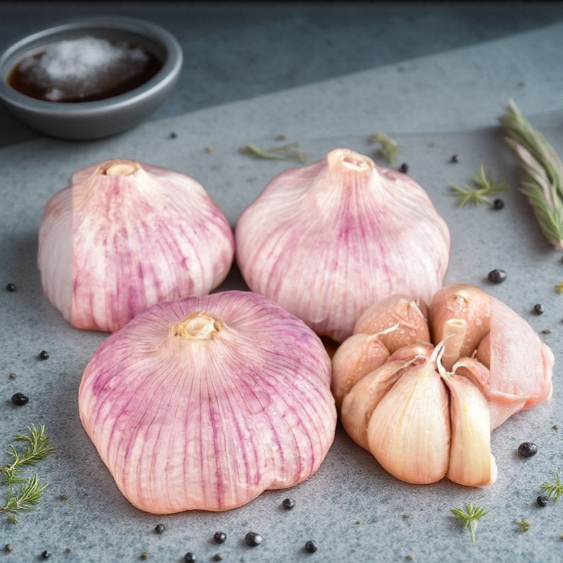 大果5斤干大蒜头蒜香浓郁干蒜种白紫皮多瓣蒜新鲜蔬菜大蒜种子
