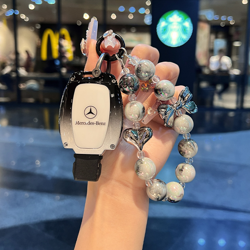 适用奔驰A180L钥匙套C200L壳GLA200扣GLC260L包B级260GLKG级R级SL
