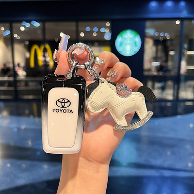 适用丰田卡罗拉钥匙套雷凌锐放折叠款锐志荣放车汉兰达威兰达壳女