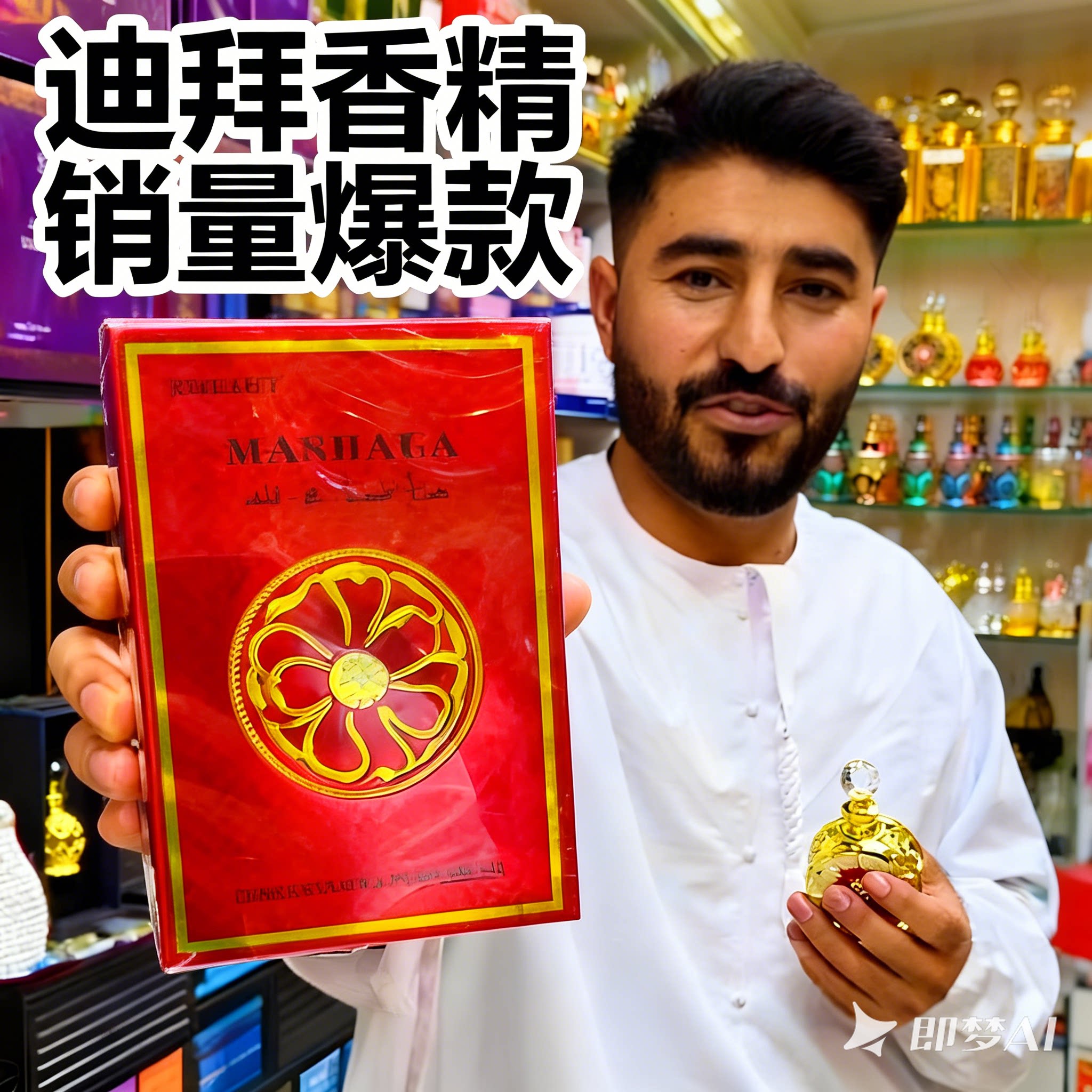 迪拜香精阿拉伯高级伴手礼品礼盒图片
