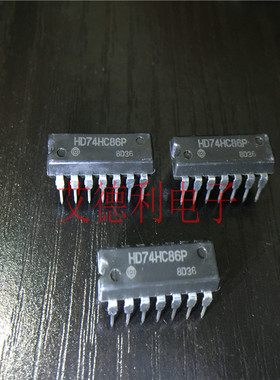 HD原装正品 HD74HC86P 现货可直拍 DIP 74HC86