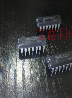 HD原装正品HD74LS27P 现货可直拍 DIP27P LS27