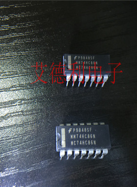原装正品 FSC仙童DIP  MM74HC86N 现货可直拍 HC86