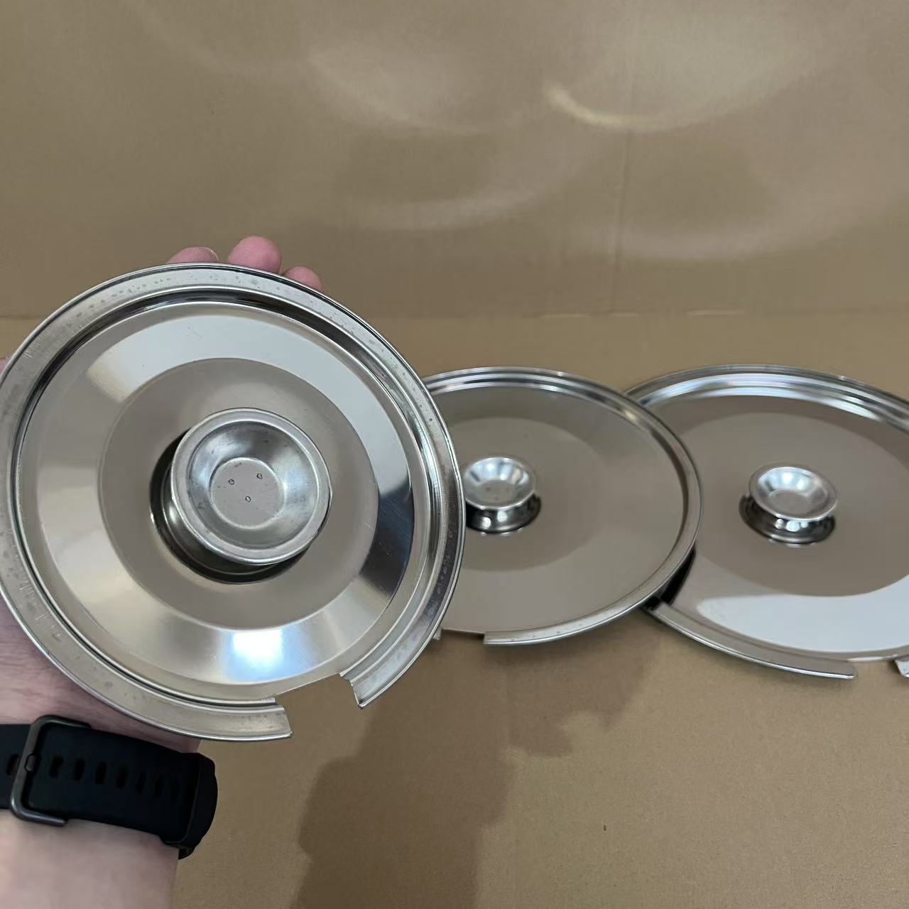 不锈钢防尘盖子带缺口盖