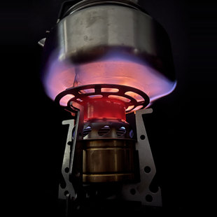 户外徒步轻量化燃烧器黄铜酒精炉火力增强配件野营便携式集束炉具