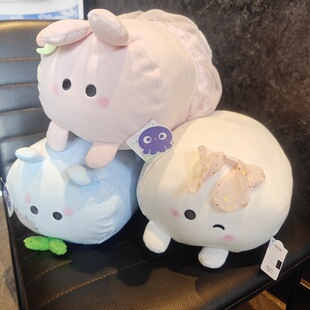 可爱卡通CRUX正版授权幽幽家族毛绒公仔少女生抱枕头枕午睡枕35CM