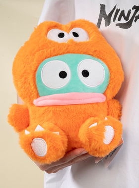 三丽鸥正版日系Hello Kitty玩偶恐龙玉桂狗丑鱼毛绒摆件毕业礼物