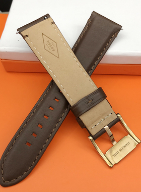 FOSSIL表带真皮头层牛皮22MM适配FS5068FS4991手表配件包邮