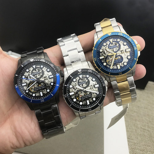 FOSSIL手表机械表商务休闲男表