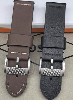 Fossil化石表带24mm加厚黑色