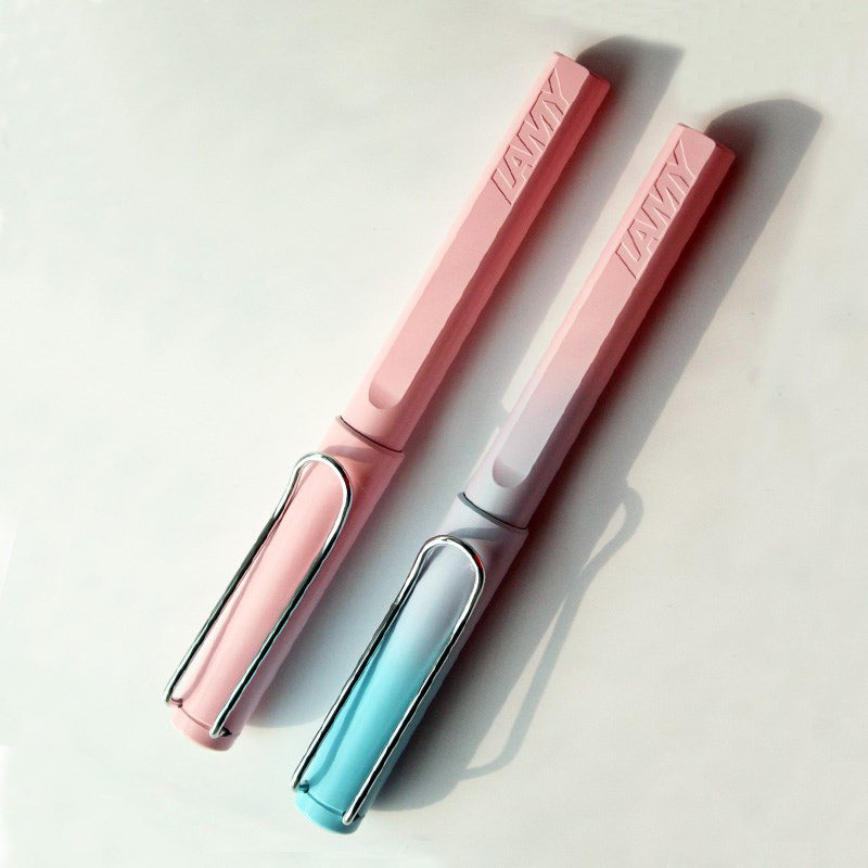 德国正品lamy凌美狩猎者safari渐变签字笔宝珠笔 布朗熊礼盒 刻字