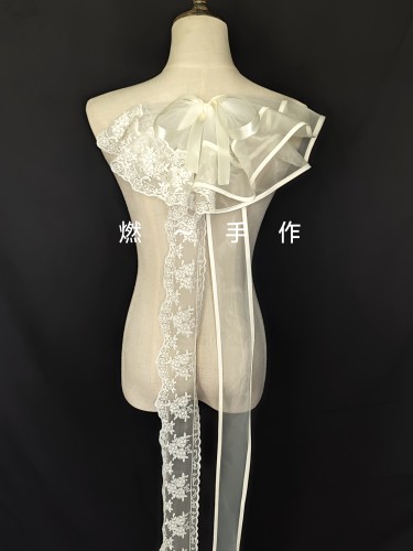 新娘饰品-手作韩系甜美少女蝴蝶结头饰
