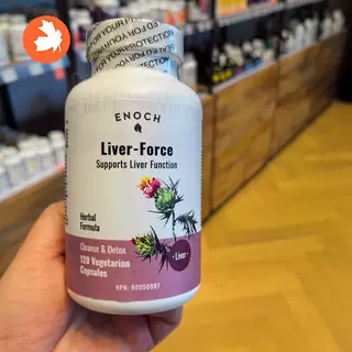 加拿大Enoch  LIVER FORCE 百力肝精胶囊水飞蓟素肝宝120粒