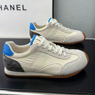 真皮复古拼色德训鞋女厚底2026新款春季休闲百搭阿甘鞋透气运动鞋