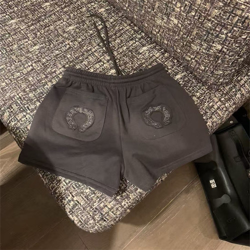 十字架贴布圆通梵文刺绣短裤女夏季新款休闲裤高腰显瘦显腿长热裤