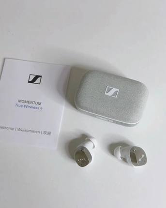 森海塞尔真无线四代MOMENTUM True Wireless 4蓝牙耳机入耳式降噪