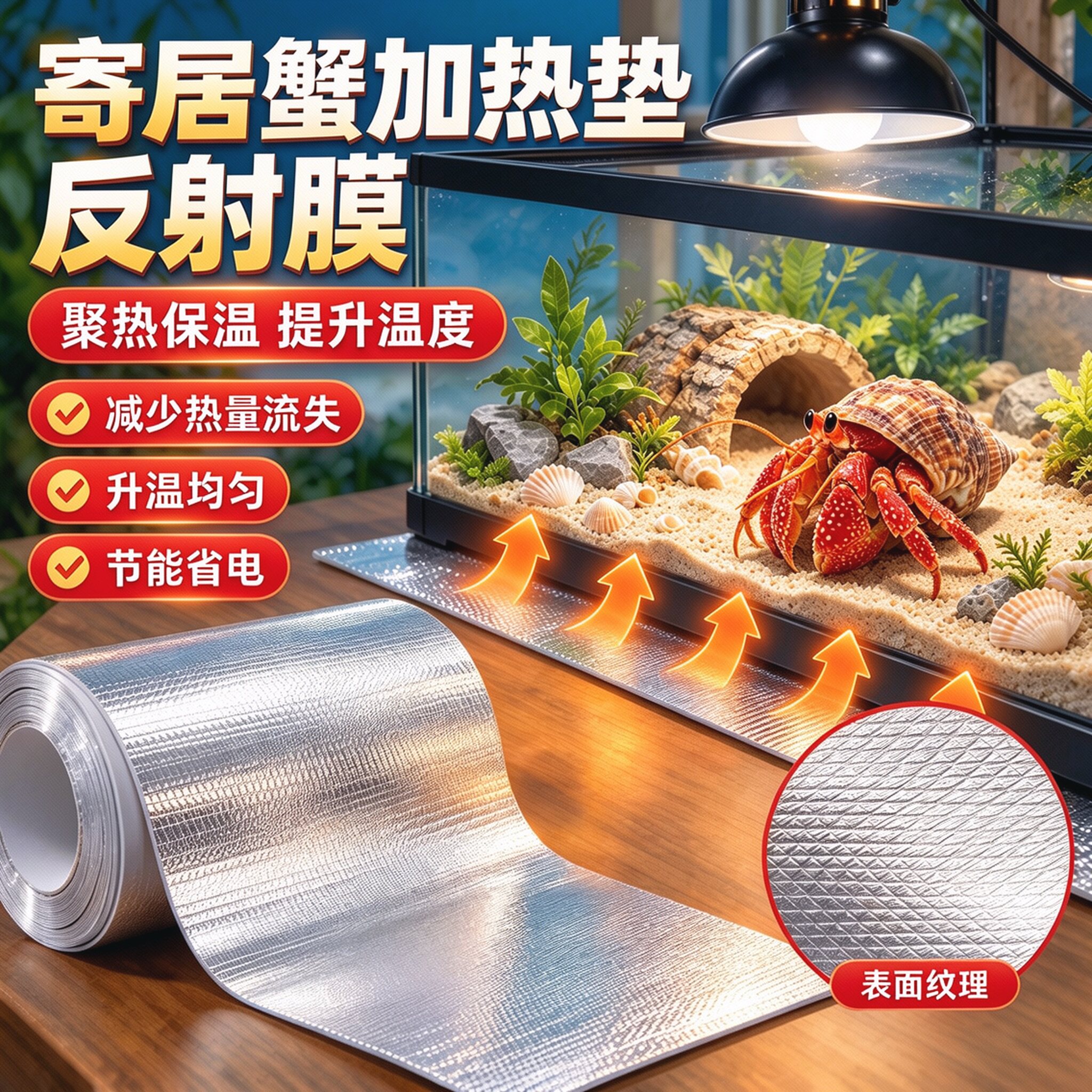 BG寄居蟹加热垫反射膜