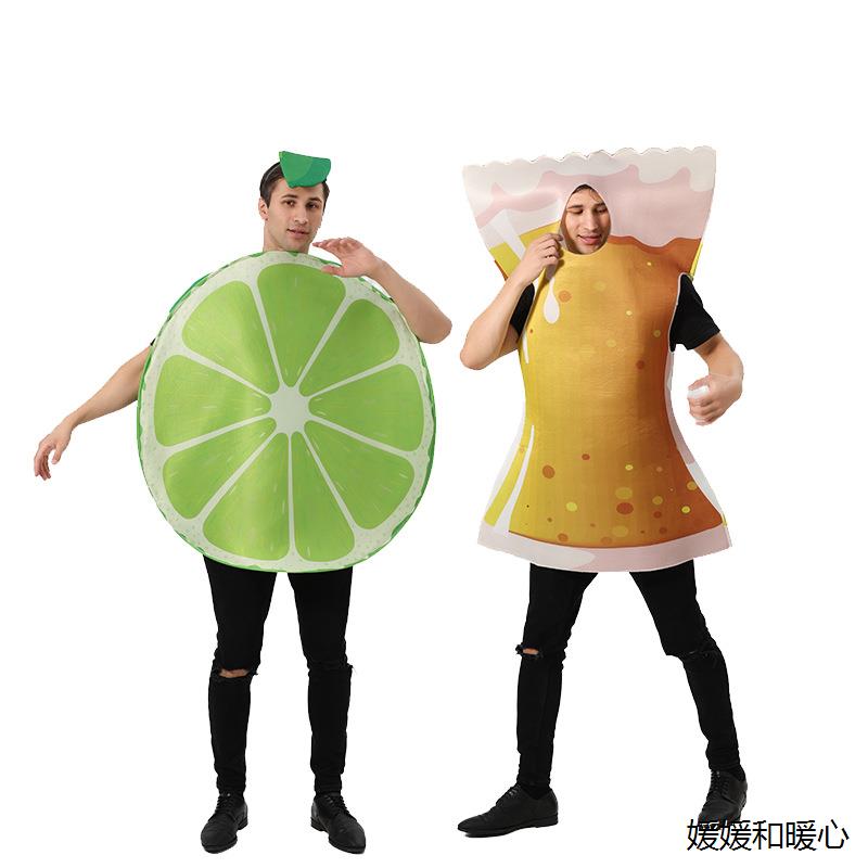 万圣节服装啤酒巧克力面