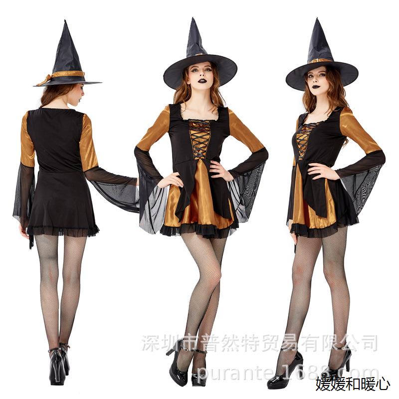 万圣节cosplay女巫裙夜店