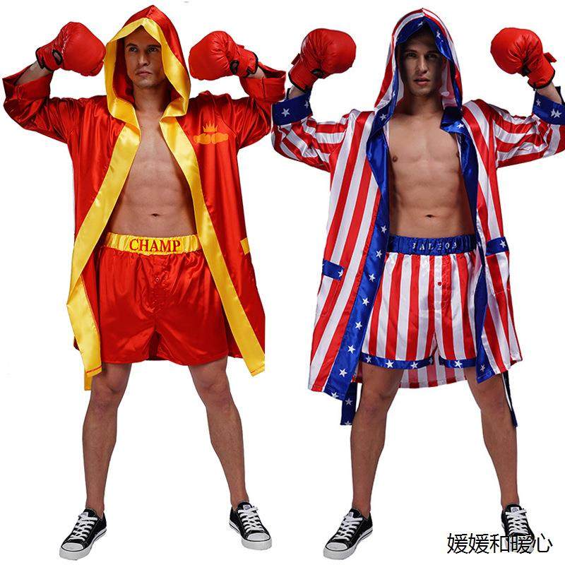 万圣节成人男款拳击手角色扮演舞台服装 大男拳王派对演出服装,模玩/动漫/周边/娃圈三坑/桌游,动漫T恤/鞋帽/服装,淘宝优惠券,粉丝福利购,淘宝优惠卷
