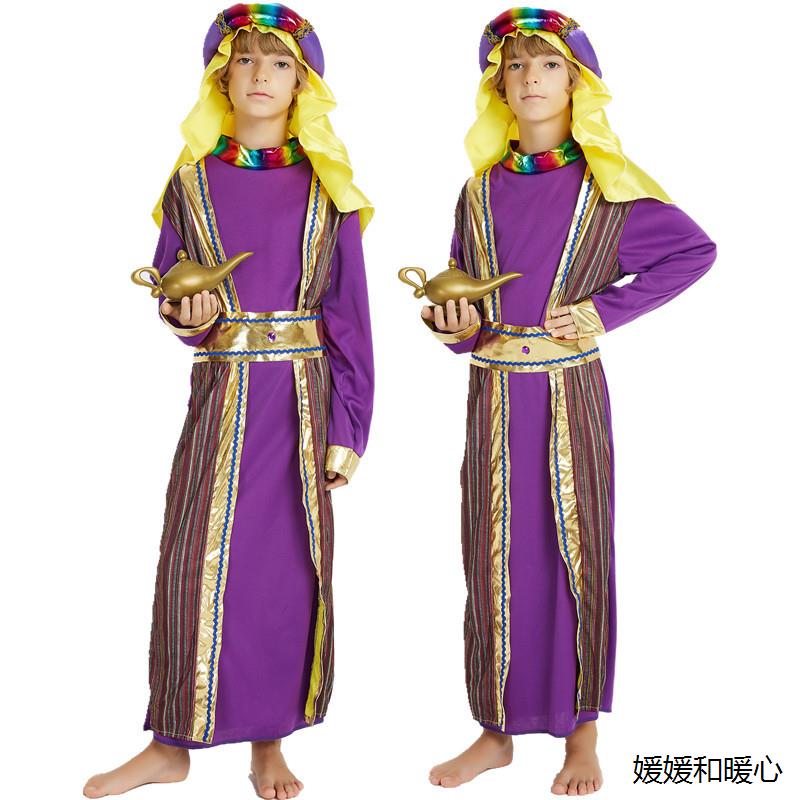 万圣节cos儿童男女阿拉伯