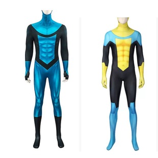 2025新款无敌小子cos服Invincible无敌少侠cosplay连体紧身衣英雄