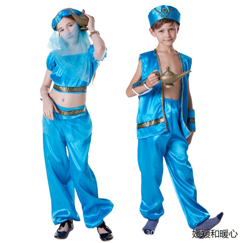 万圣节cosplay儿童阿拉伯