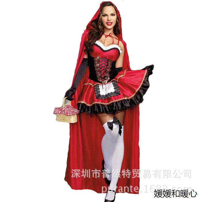游戏制服 小红帽 万圣节派对角色扮演 灰姑娘公主装 cosplay