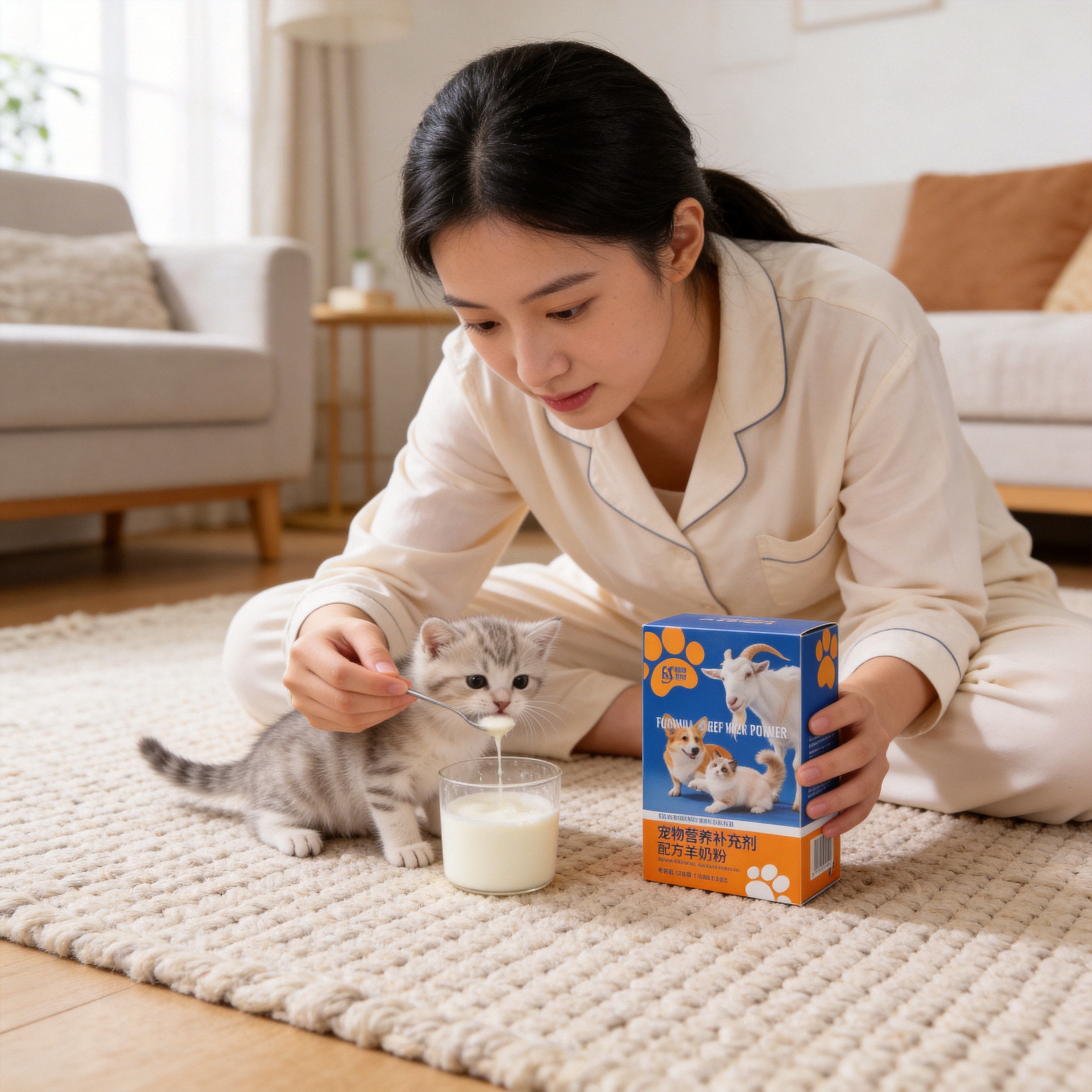 离乳期羊奶粉专用幼崽奶猫小奶猫幼犬山羊乳糖不耐低敏宠物幼宠