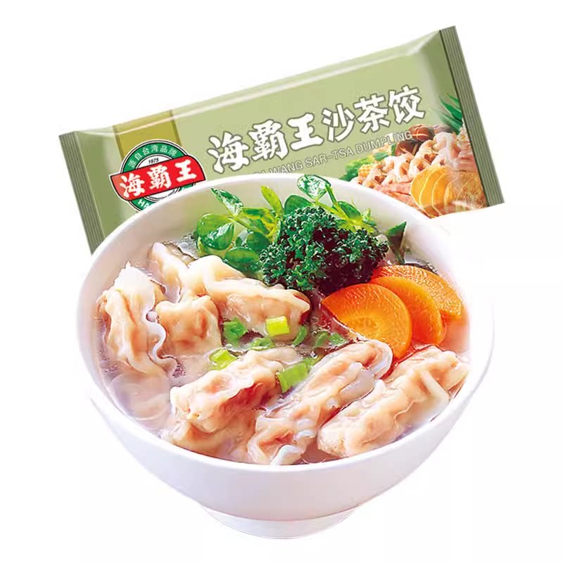 海霸王火锅饺子虾味香菇沙茶味