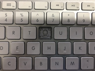 按键 适用苹果A1242 A1314 蓝牙键盘 键帽 本 A1243 两节电池版