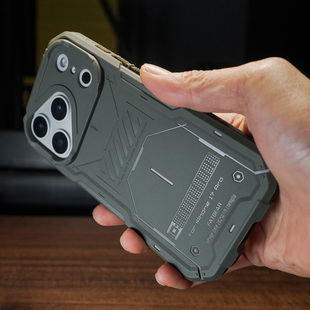 肥熊灰人II适用于苹果iPhone17/Pro/MAX/Air系列战术防摔手机保护套石墨烯散热手机壳Magsafe磁吸手机套