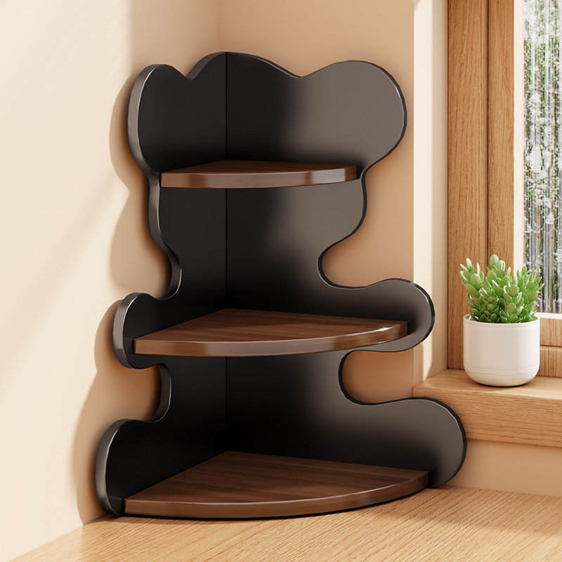 亚克力桌面置物架办公室转角书架家用卧室化妆品收纳架简易杯架子