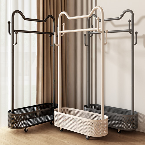 落地挂衣架碳钢多功能简易