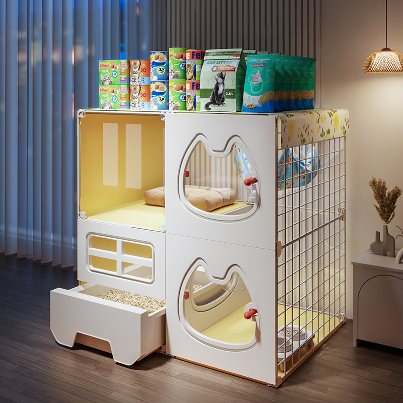 猫笼子猫别墅超大自由空间家用室内猫窝厕所一体一室一厅一卫猫柜,宠物/宠物食品及用品,猫笼子/猫别墅,淘宝优惠券,粉丝福利购,淘宝优惠卷