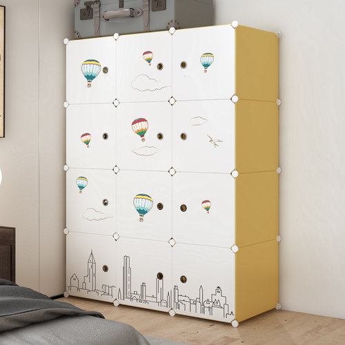 简易衣柜家用卧室组装衣橱