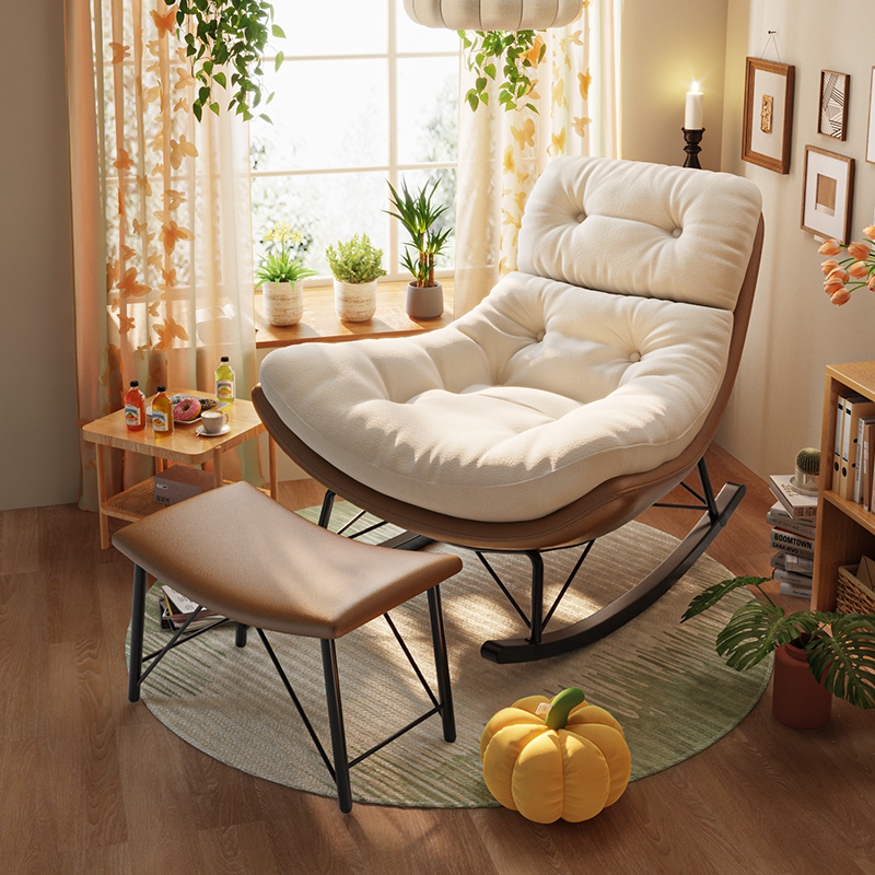 2025新款轻奢摇摇躺椅懒人沙发