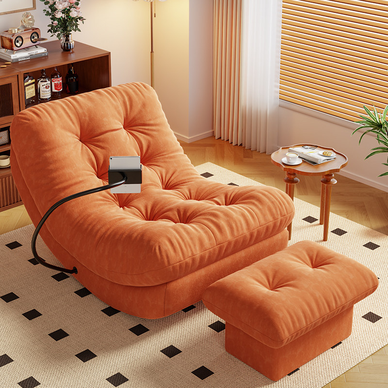 摇摇椅家用躺椅成人可睡觉阳台休闲椅单人子懒人沙发人类狗窝窝椅