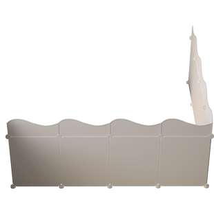 宠物狗围栏家用小型犬兔子室内自由组合防猫门栏挡狗围栏式狗栅栏