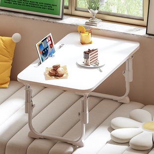 床上小桌子可升降折叠桌宿舍学习办公家用笔记本电脑桌懒人膝上桌