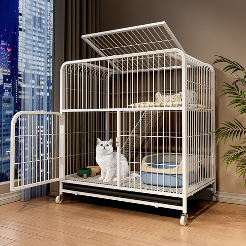 猫别墅笼子狗笼家用宠物超大自由空间猫笼猫窝猫舍一体厕所猫房子