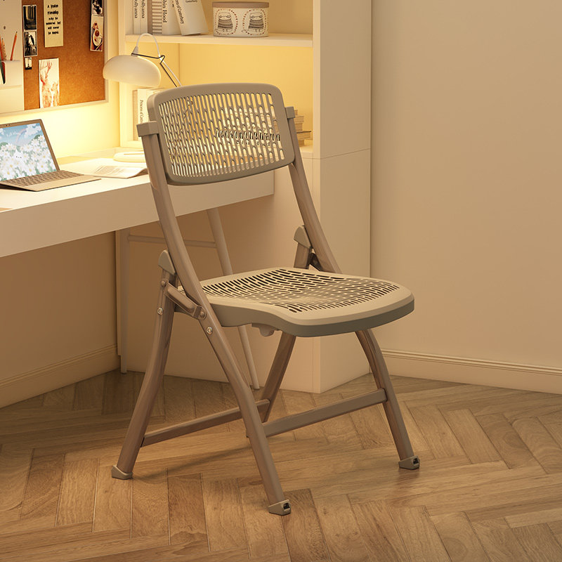 可折叠椅子带靠背人体工学座椅