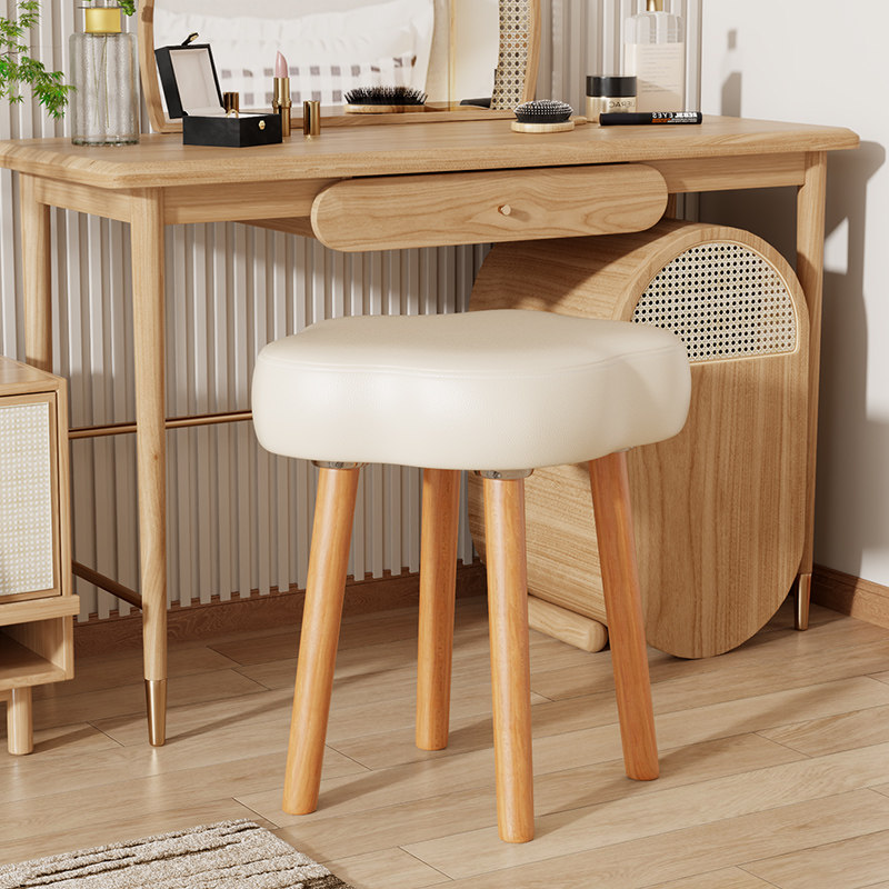 化妆凳实木凳子化妆凳家用梳妆台椅子女生卧室美甲梳妆凳软包板凳,住宅家具,梳妆凳,淘宝优惠券,粉丝福利购,淘宝优惠卷