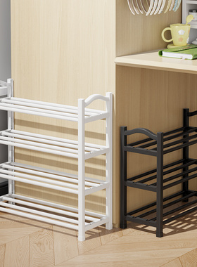 简易鞋架宿舍小型家用门口鞋子收纳架室内好看多层鞋架子出租房用