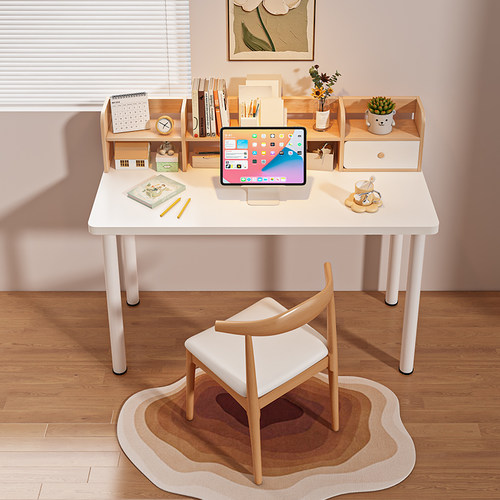 电脑桌台式书桌家用办公桌卧室小桌子简约学习书桌长方形工作台